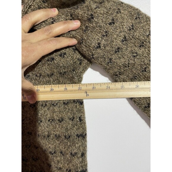 Vtg Woolrich Sweater Mens L Birds Eye Wool Knit Crewneck 90s Preppy Grandpacore - Picture 9 of 11